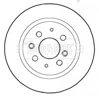 BORG & BECK Тормозной диск BBD4461